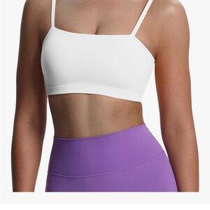 Classic White Sports Bra